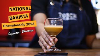 National Barista Championship 2023  Signature Beverage [upl. by Analiese]