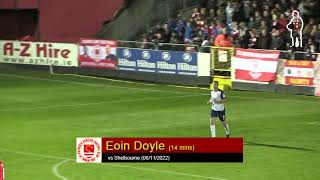 Goal Eoin Doyle 1st vs Shelbourne 06112022 [upl. by Seidnac]