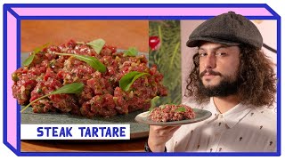 STEAK TARTARE ORIGINAL  Temporada de Verão  Mohamad Hindi [upl. by Ameehs]