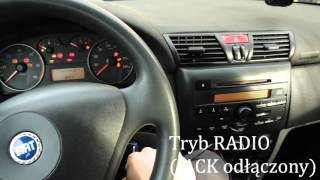 Fiat Stilo AUX Phone mode automatic switching [upl. by Shaefer]