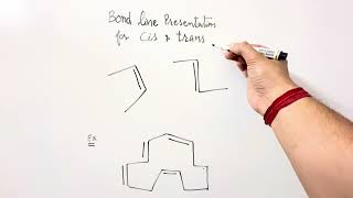 Jee advanced chemistry question solved  cis and trans in Bond line [upl. by Nilak]