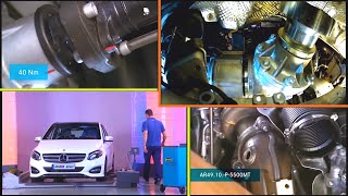 MercedesBenz PTO Removal and Installation HowTo Guide W117 W156 W176 W246 [upl. by Aicirtap]