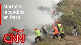 Mortales incendios en Perú “una situación nunca vista” dice experto [upl. by Hosea273]