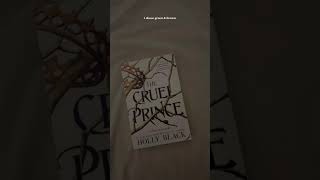 starting the cruel prince 🤎🤎 books booktok fyp lanadelrey bookish booktokbooks fantasybooks [upl. by Nerty]