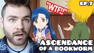 SEEDS OF SUSPICION  ASCENDANCE OF A BOOKWORM  EPISODE 7  New Anime Fan  REACTION [upl. by Caldeira]