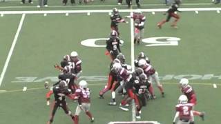 Ambridge vs Aliquippa BCYFL Youth Football Highlights [upl. by Coppock]