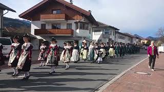 Ostermontag Marsch durch Bernau aChiemsee [upl. by Enitsyrhc]