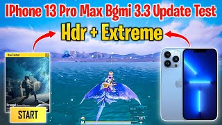 IPhone 13 Pro Max HDR  Extreme Graphics Bgmi Test  IPhone 13 Pro Max Bgmi Test High Graphics bgmi [upl. by Kirrad]