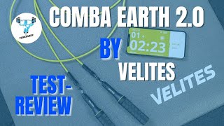 ✅Velites earth 20 Comba  Jump Rope  review test [upl. by Yarehs]