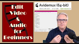 How to Edit Video and Audio for Beginners using FREE programs Avidemux amp Audacity [upl. by Sucirdor]