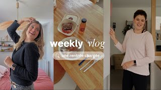 WEEKLY VLOG  Une rentrée chargée ⚡️ [upl. by Callery]