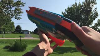 Firing demo for the Nerf Sledgefirenerf nerfreloads reloads guns nerfblasters  nerfwar [upl. by Belle428]