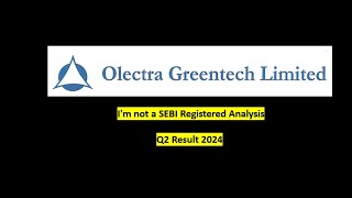 Olectra Greentech Limited Q2 Result education investment stockexchange stockmarket ipo exam [upl. by Worthington]