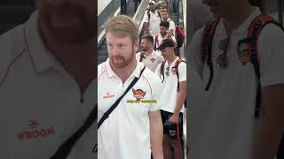 Sunrisers Hyderabad Team trending viral airport SunrisersIPL chennai ipl [upl. by Ielerol]