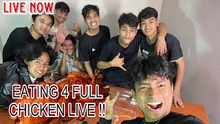 LIVE VLOG  Eating 4 FULL GRILL CHICKEN CHALLENGE  Prasanna 20 [upl. by Aliekat]