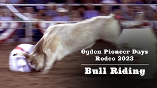 Ogden Pioneer Days Rodeo 2023  Bull Riding 06 [upl. by Lelith534]