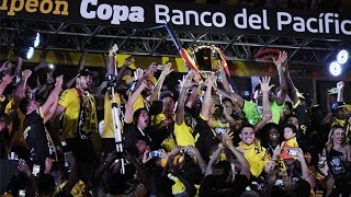 PREMIACIÓN BARCELONA CAMPEÓN COPA BANCO DEL PACÍFICO 2016 [upl. by Akehsar]