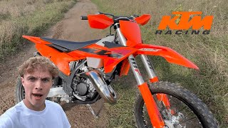 2025 KTM 125 XC REVIEW  Riding POV [upl. by Salazar]