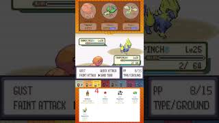 Trapinch vs 3rd Gym Part4 Pokémon Emerald Challenge pokemon [upl. by Yliram]