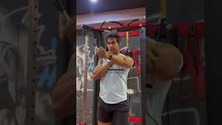 Check out my latest video on cable front raises for shoulder strengthening motivation fitnessgoal [upl. by Niasuh]