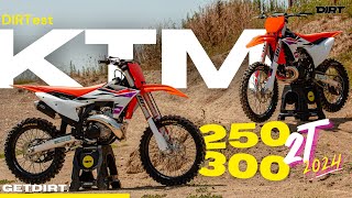 KTM 2T 2024  Proviamo i nuovi KTM 300 SX e 250 SX a due tempi con TBI Ecco come vanno [upl. by Anirbes41]