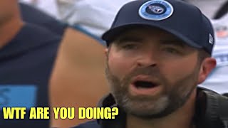 Brian Callahan tells Will Levis “WTF ARE YOU DOING” after Terrible Pass  Jets vs Titans [upl. by Cleveland2]