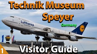 Technik Museum Speyer  747 JUMBO Wing Walk amp Visitor Guide [upl. by Aztinay445]