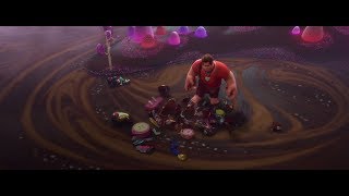 WreckIt Ralph  Ralph destroys Vanellopes kart Korean [upl. by Paehpos]