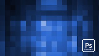 Adobe Photoshop  Pixelated Background Tutorial [upl. by Yrod]