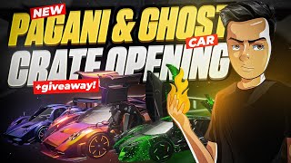 OMG 😱 90000UC  NEW PAGANI AND GHOST CAR CRATE OPENING  BattlegroundsMobileIN VIDEO [upl. by Laud739]