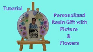 Handmade Resin Picture Frame with Dried Flowers [upl. by Amick]