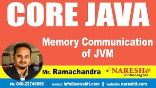 Memory Communication of JVM  Core Java Tutorial  Mr Ramachandra [upl. by Gnilrits]