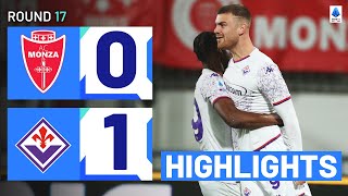 MONZAFIORENTINA 01  HIGHLIGHTS  Beltrán does it again for La Viola  Serie A 202324 [upl. by Dwane]