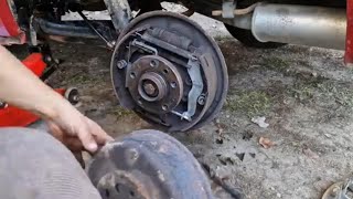 Volkswagen Transporter T4 Hadbrake Replacement At Home handbrake home volkswagen [upl. by Radman]