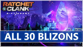 Ratchet amp Clank Rift Apart  All Blizon Crystal Locations Shifty Character Trophy Guide [upl. by Aerdnaed459]