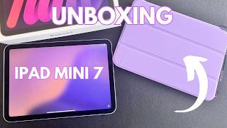 iPad Mini 7  Unboxing accessories and Size comparison [upl. by Relly]