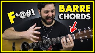 F Bar Chord Tips  Guitar Bar Chords Lesson Explained [upl. by Whetstone251]