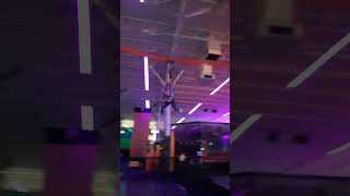 Flying High on the Zip Line at Urban Air in Winston Salem North Carolina [upl. by Zebulon]