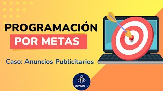 Programación por metas Caso Anuncios publicitarios [upl. by Latisha]