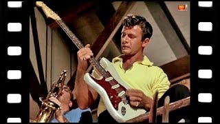 DICK DALE and the Del Tones  Bongo Intro amp Surfin And A Swingin 1963 Color Movie Clip  HD [upl. by Aneger]