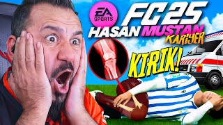 RAKİBİ HASTANELİK ETTİK EA FC 25 HASAN MUSTAN KARİYERİ 2 BÖLÜM [upl. by Eltrym]