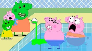 Zombie Apocalypse Peppa What Happened to You  Peppa Pig Funny Animation [upl. by Sliwa]