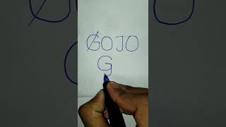 Gojo branded logo available in my youtube shorts trending logo [upl. by Alodie]