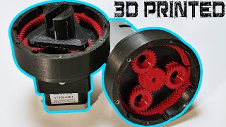 3D Printed Planetary Gearbox  Building amp Testing amp Designing Fusion 360 Tutorial [upl. by Ramsdell344]