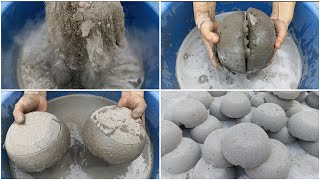 Asmr Smokey Soft Pure Sand Cement Smashing  Dipping In Foam Water amp Mixing😇🤍asmr satisfying [upl. by Lajib]