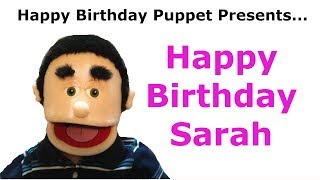 Funny Happy Birthday Sarah  Birthday Song [upl. by Nalak611]