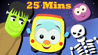 Wheels On The Bus  Plus Lots More Popular Nursery Rhymes Collection For Babies From HooplakidzTV [upl. by Ahsiuqat]