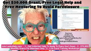 Get 30000 Grant Free Legal Help and Free Mentoring To Avoid Foreclosure [upl. by Torbart181]