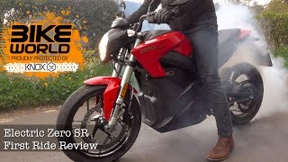 Zero SR Electric Motorbike First Ride Review [upl. by Voccola]