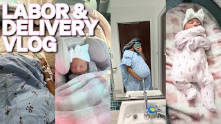 LABOR amp DELIVERY VLOG  First Time Mom  39 Weeks Pregnant [upl. by Blinni504]